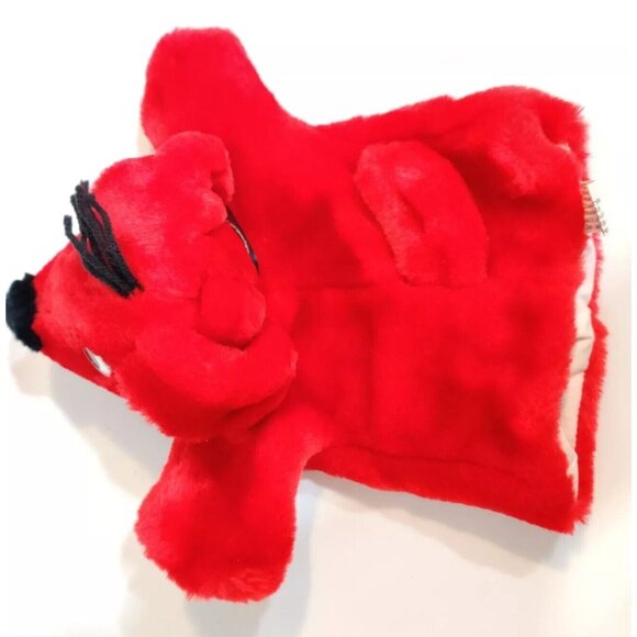 Vtg Clifford The Big Red Dog Hand Puppet Plush Norman Bridwell Merry Makers 95' - Picture 3 of 15